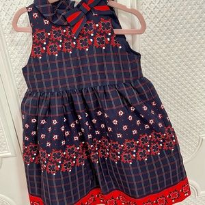 Janie and Jack red, white and blue dress